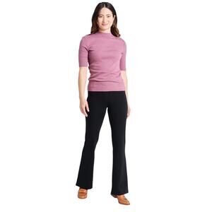 Betabrand Classic Dress Pant Yoga Pants Black Women's Medium